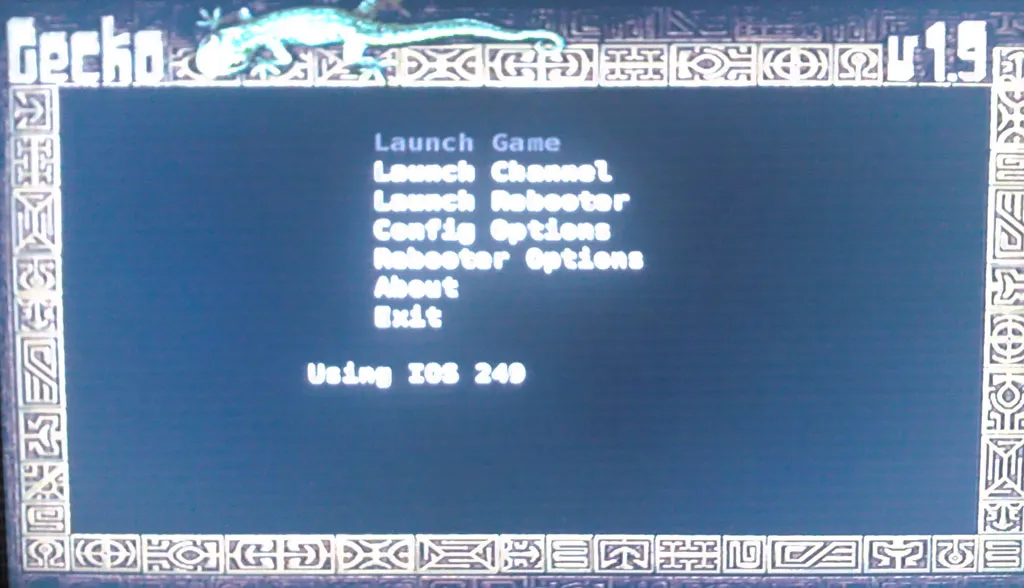 Gecko OS Menu